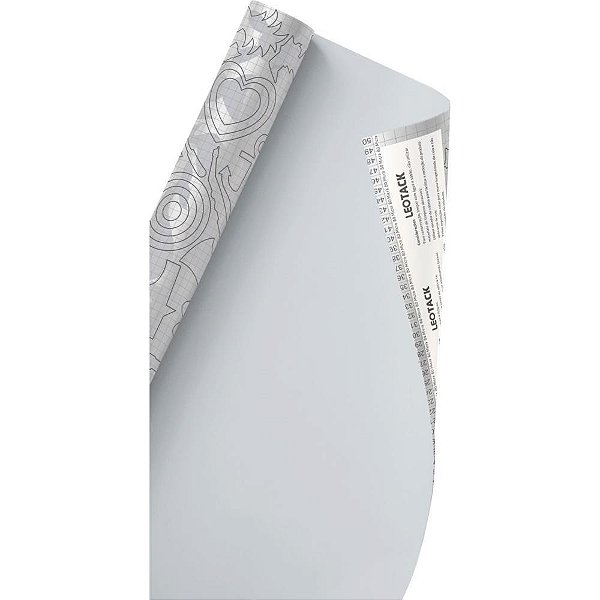 Plastico adesivo transparente 45cm x 25m 0,80 - leonora (rolo)