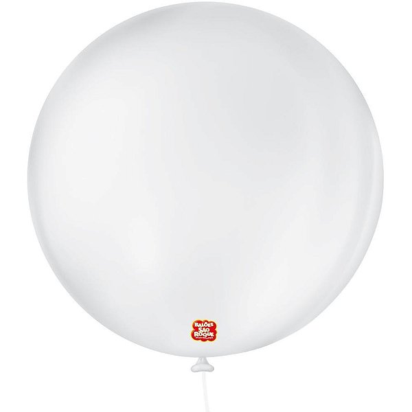 Balao 5 liso branco polar redondo - sao roque (pct.c/50)