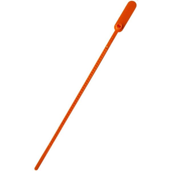 Lacre para malote laranja escada pp 23cm. - tykheplas (pct.c/100)