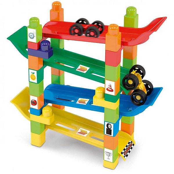 Brinquedo para montar rampa maluca - dismat (unidade)
