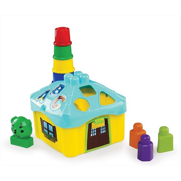Brinquedo educativo casinha de atividades - dismat (unidade)
