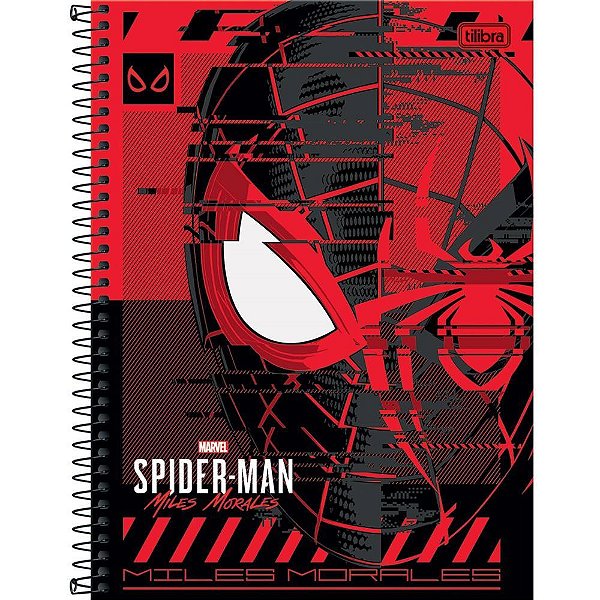 Caderno 01x1 capa dura spider-man game 80fls. - tilibra (pct.c/04)