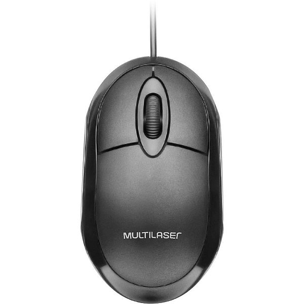 Mouse optico usb 1200dpi classic preto c/scroll - multi (unidade)