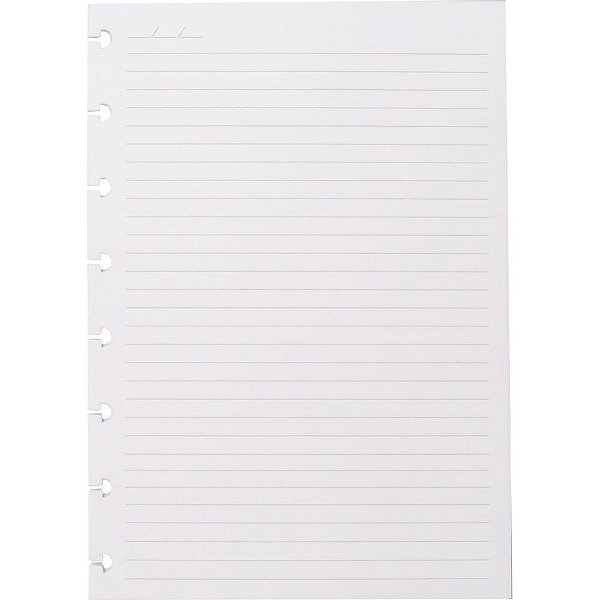 Caderno inteligente refil a5 pautado 90g. 50fls. - caderno inteligente (pacote)