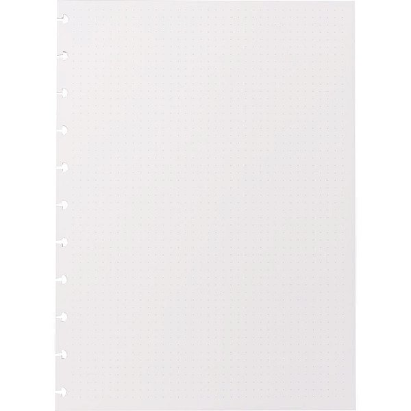 Caderno inteligente refil grande pontilhado 120g. 30fls. - caderno inteligente (pacote)