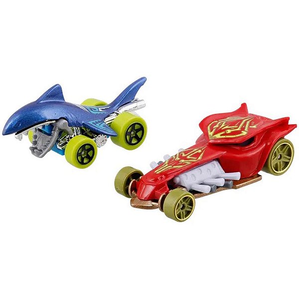 Hot wheels die-cast pack c/02 carrinhos (s) - mattel (blister)