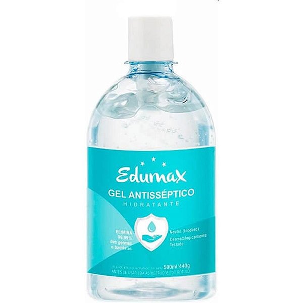 Alcool gel antisseptico 70° 500ml - edumax (unidade)