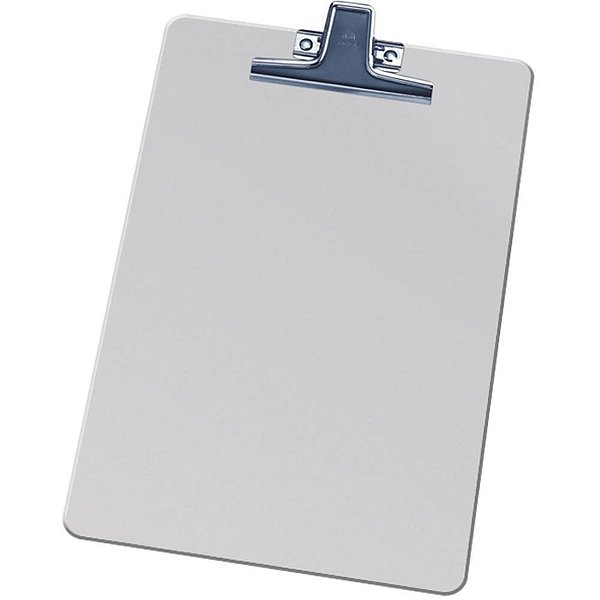 Prancheta aluminio oficio c/ prend. inox - acrimet (unidade)