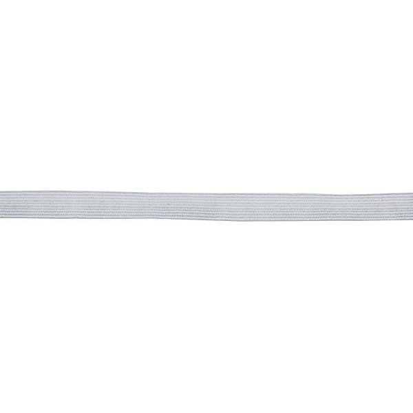 Elastico costura algodao chato 7mmx100m branco - sao jose (rolo)