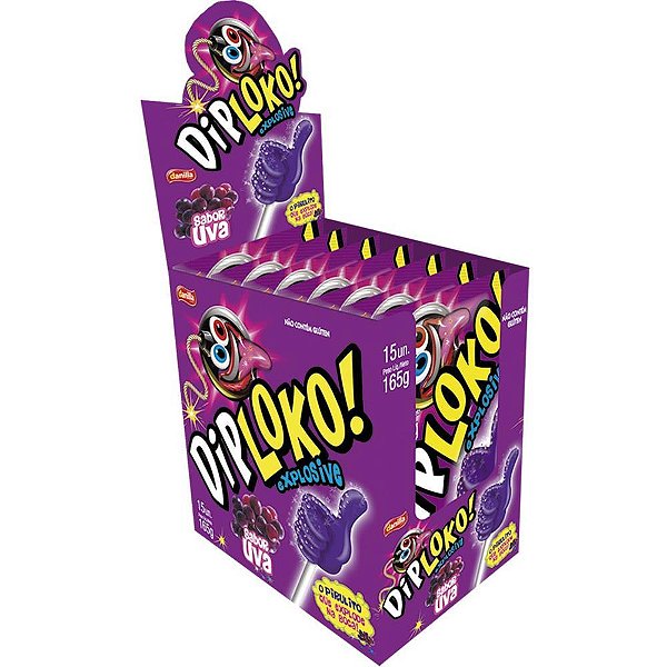 Doce dip loko explosive uva - danilla foods (dp.c/15)