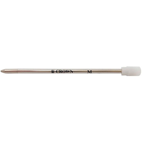 Carga caneta esferografica d1 mini bl.c/02 azul/preto - crown (blister)