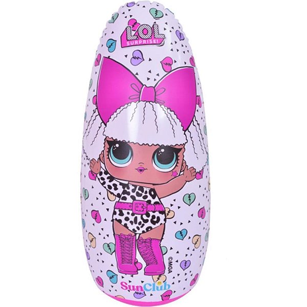 Boia inflavel lol bop bag 75x44,5cm (s) - jilong (unidade)