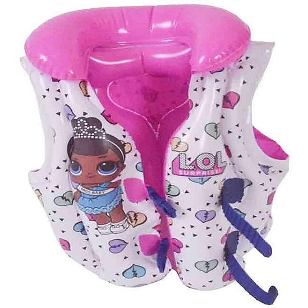 Colete inflavel lol color box 46x42cm - jilong (unidade)