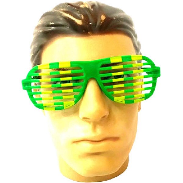 Artigo para festa oculos persiana s/lente (s) - senhor preco (pct.c/12)