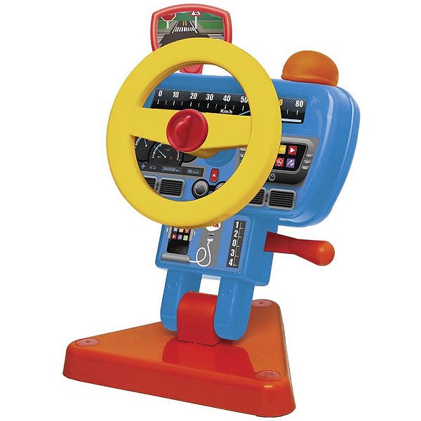 Brinquedo para bebe volante fom fom - elka (unidade)