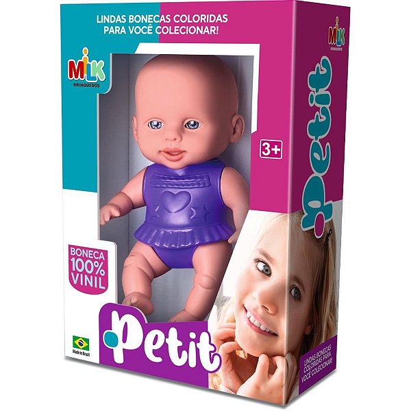 Boneca petit 15cm vinil (s) - milk (unidade)
