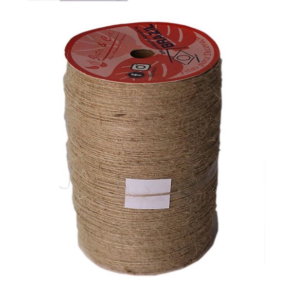 Fio de juta 1416m cru esp. 0,9mm - aramex (rolo)