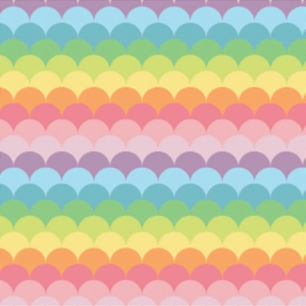 Plastico adesivo 45cmx15m rainbow - gekkofix (rolo)