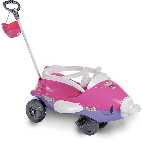 Veiculo para bebe aeroh rs 2em1 c/som/luz/capace - calesita (unidade)