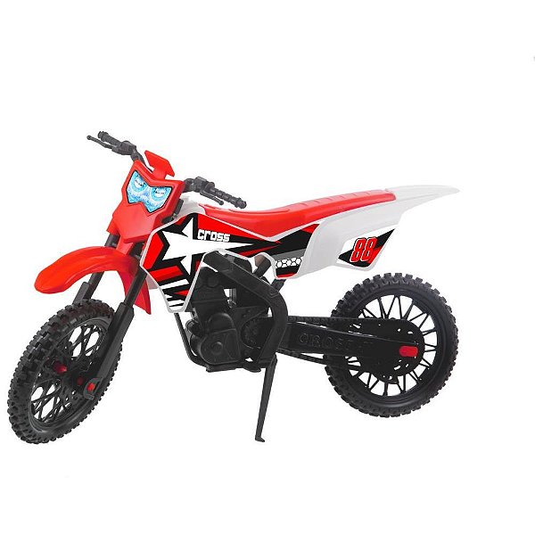 Moto ultra cross 37x15x23cm (s) - kendy brinquedos (unidade)