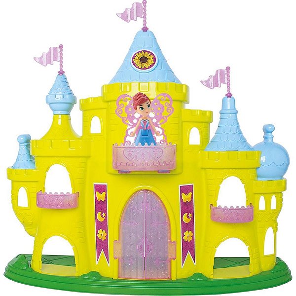 Casinha de boneca judy castelo encantado fadas - samba toys (unidade)