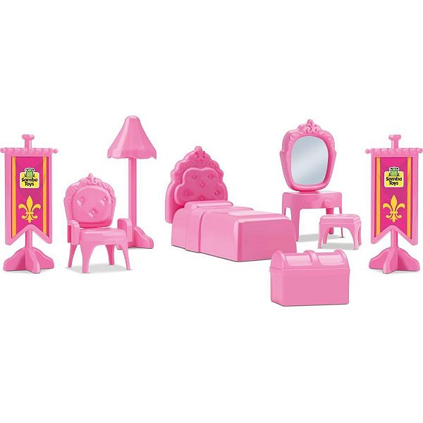 Casinha de boneca castelo de princesa da judy - samba toys (unidade)