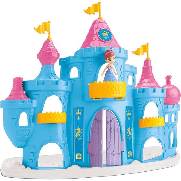 Brincando de casinha castelo de princesa snow - samba toys (unidade)