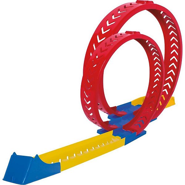 Pista race looping double - samba toys (unidade)
