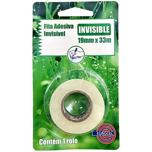 Fita invisivel 19mmx33m - eurocel (bl.c/01)
