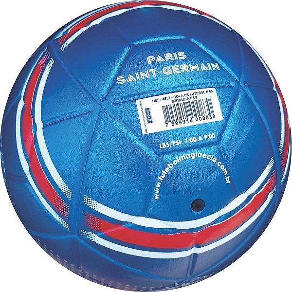 Bola de futebol paris saint germain azul - futebol e magia (unidade)