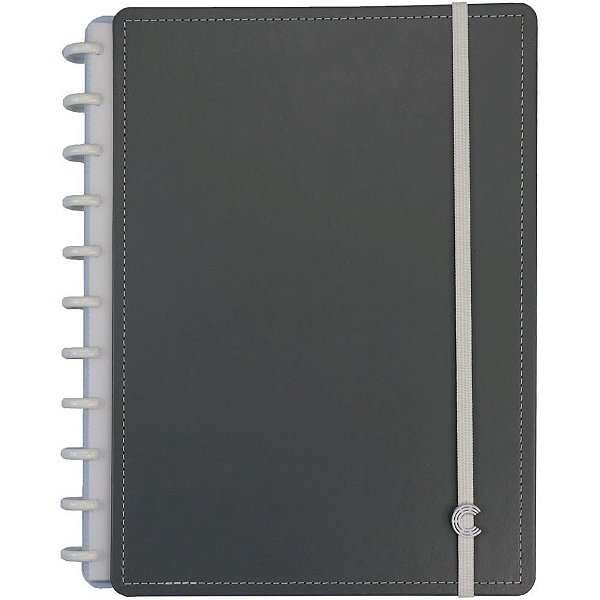 Caderno inteligente grande cool grey 80fls 215x280mm - caderno inteligente (unidade)