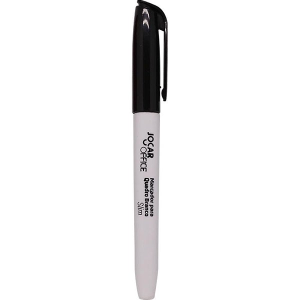 Pincel quadro branco jocar slim preto - leonora (cx.c/12)