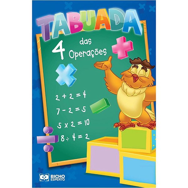 Livro pedagogico tabuada economica 8 titulos - bicho esperto (pct.c/08)