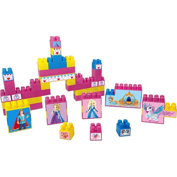 Brinquedo para montar montando sonho de princesa 48p - ggb plast (unidade)