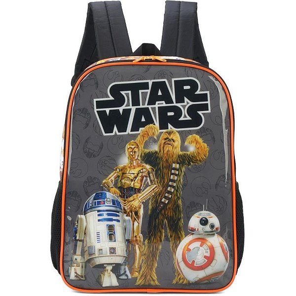 Mochila infantil star wars gd lr - luxcel (unidade)