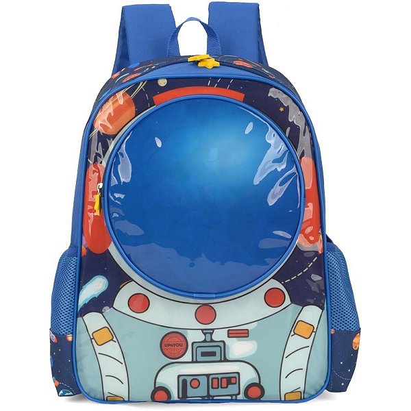 Mochila infantil up4you astronauta gd az - luxcel (unidade)