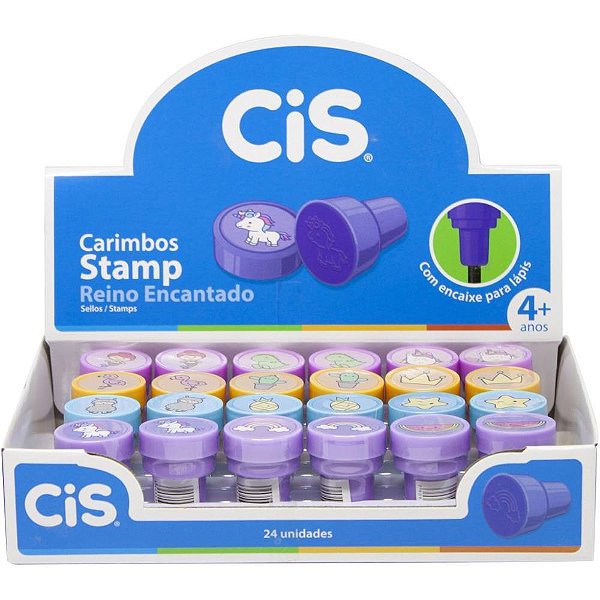 Carimbo pedagogico cis stamp reino encantado - sertic (dp.c/24)