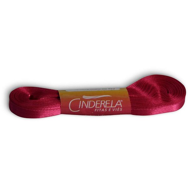 Fita de cetim 07mm 10m. pink - cinderela (unidade)