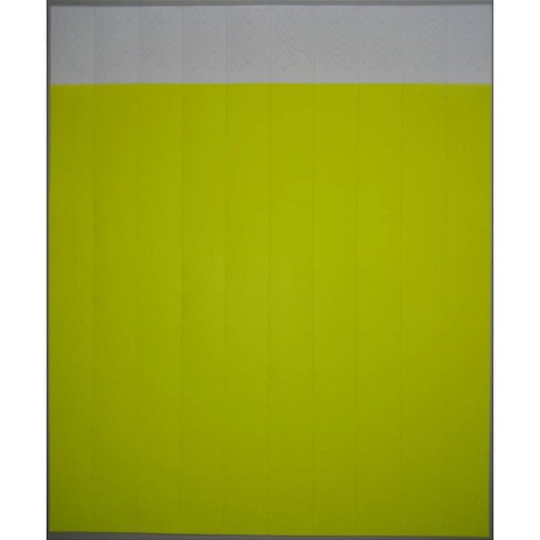 Pulseira identificacao laser pro amarelo fluorescente - tecnomidia (pct.c/50)