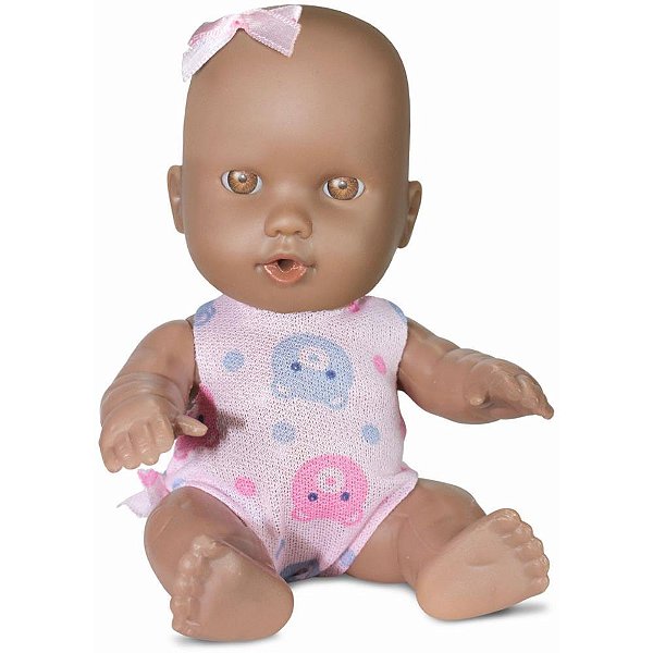 Boneca meu beijinho baby negra - sid-nyl (unidade)