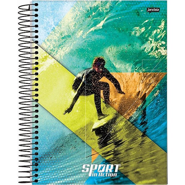 Caderno 20x1 capa dura sport 320fls. - jandaia (pct.c/02)