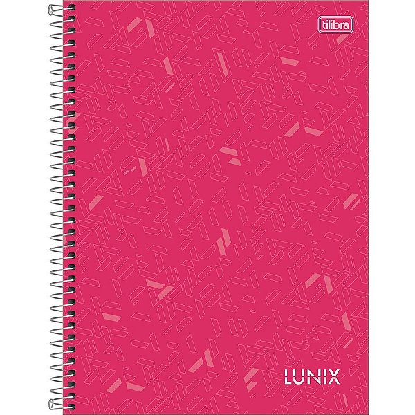 Caderno 10x1 capa dura lunix 160fls. - tilibra (pct.c/04)