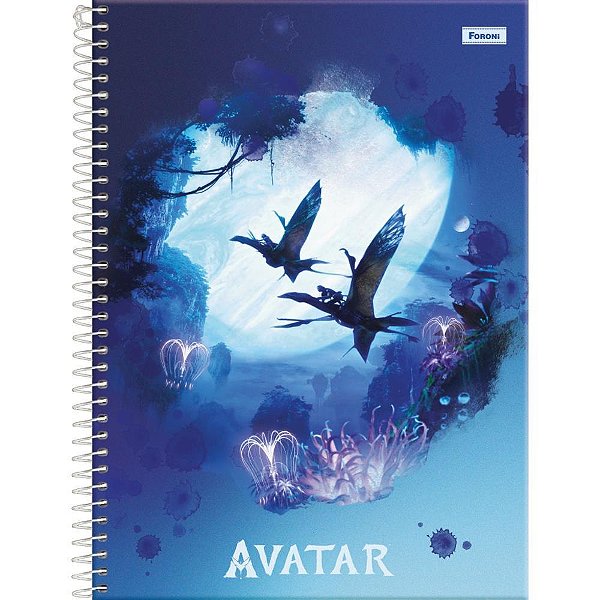 Caderno 10x1 capa dura avatar 160fls. - foroni (pct.c/04)