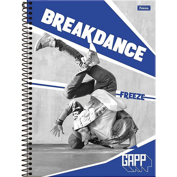 Caderno 10x1 capa dura gapp 160fls. - foroni (pct.c/04)