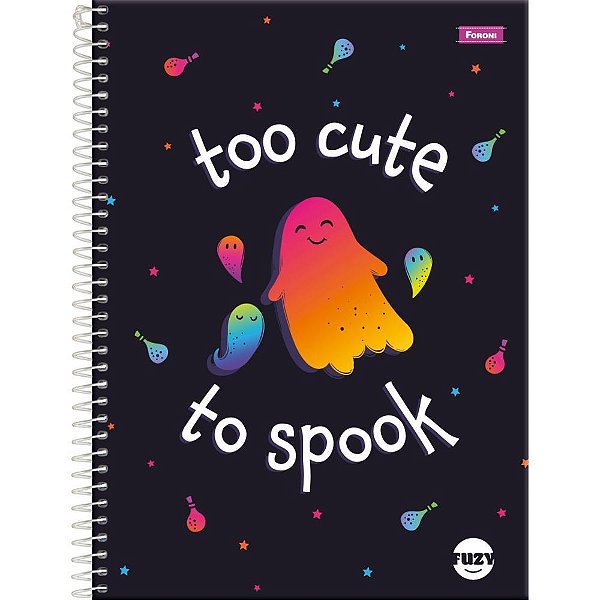 Caderno 01x1 capa dura fuzy 80fls. - foroni (pct.c/04)