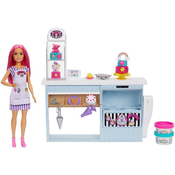 Barbie profissoes confeitaria para decorar - mattel (unidade)
