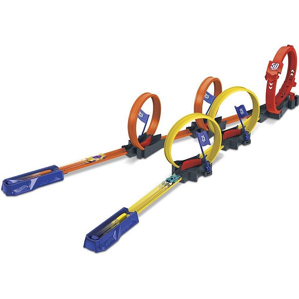Hot wheels pista action competição multi looping - mattel (unidade)