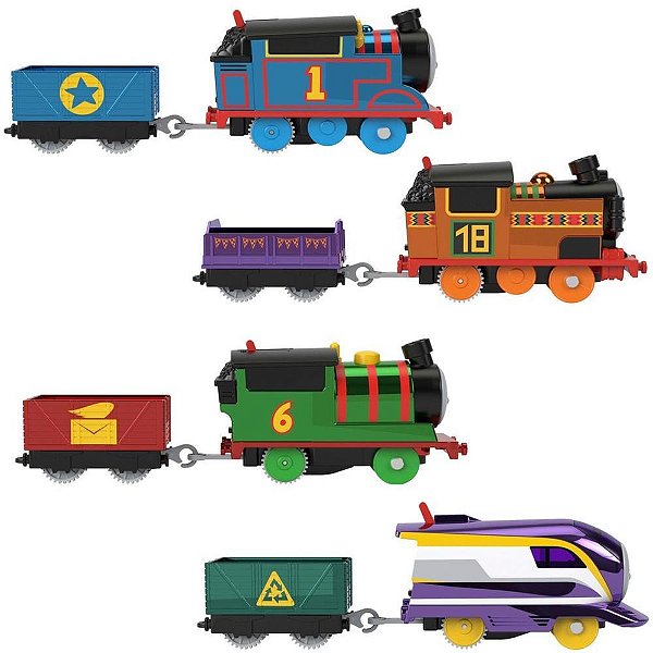 Thomas and friends trens principais motorizad (s) - mattel (unidade)