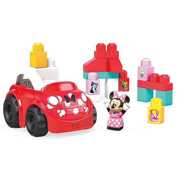 Mega bloks disney conversível minnie 18p - mattel (unidade)