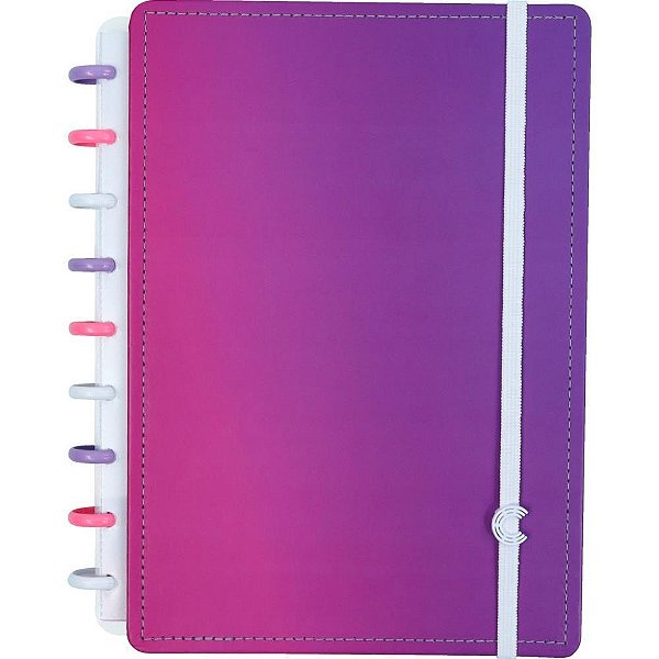 Caderno inteligente medio ultraviolet by yasmin 80fls - caderno inteligente (unidade)